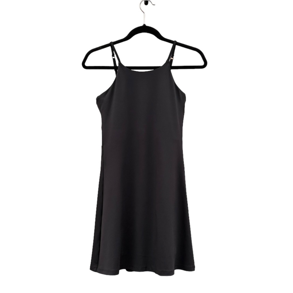 Girlfriend Collective UPF 50+ Naomi Workout Dress Unitard Black Large